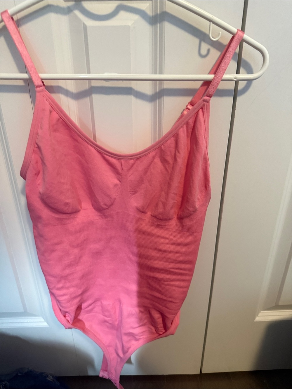 Shapermint Highlighter Pink Pink Seamless Shaping Bodysuit